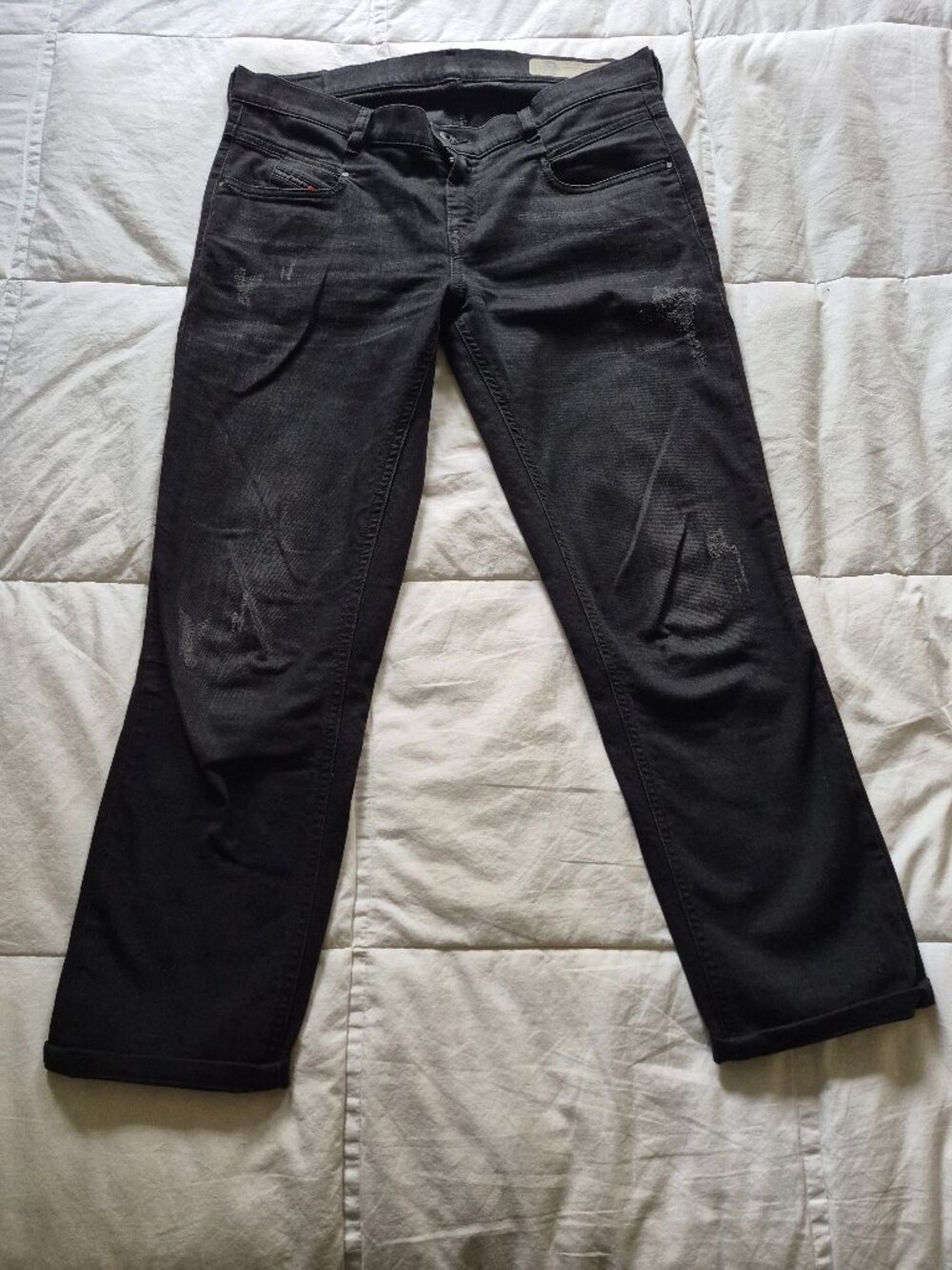DIESEL Jeans, Size 29, Black, Boot leg